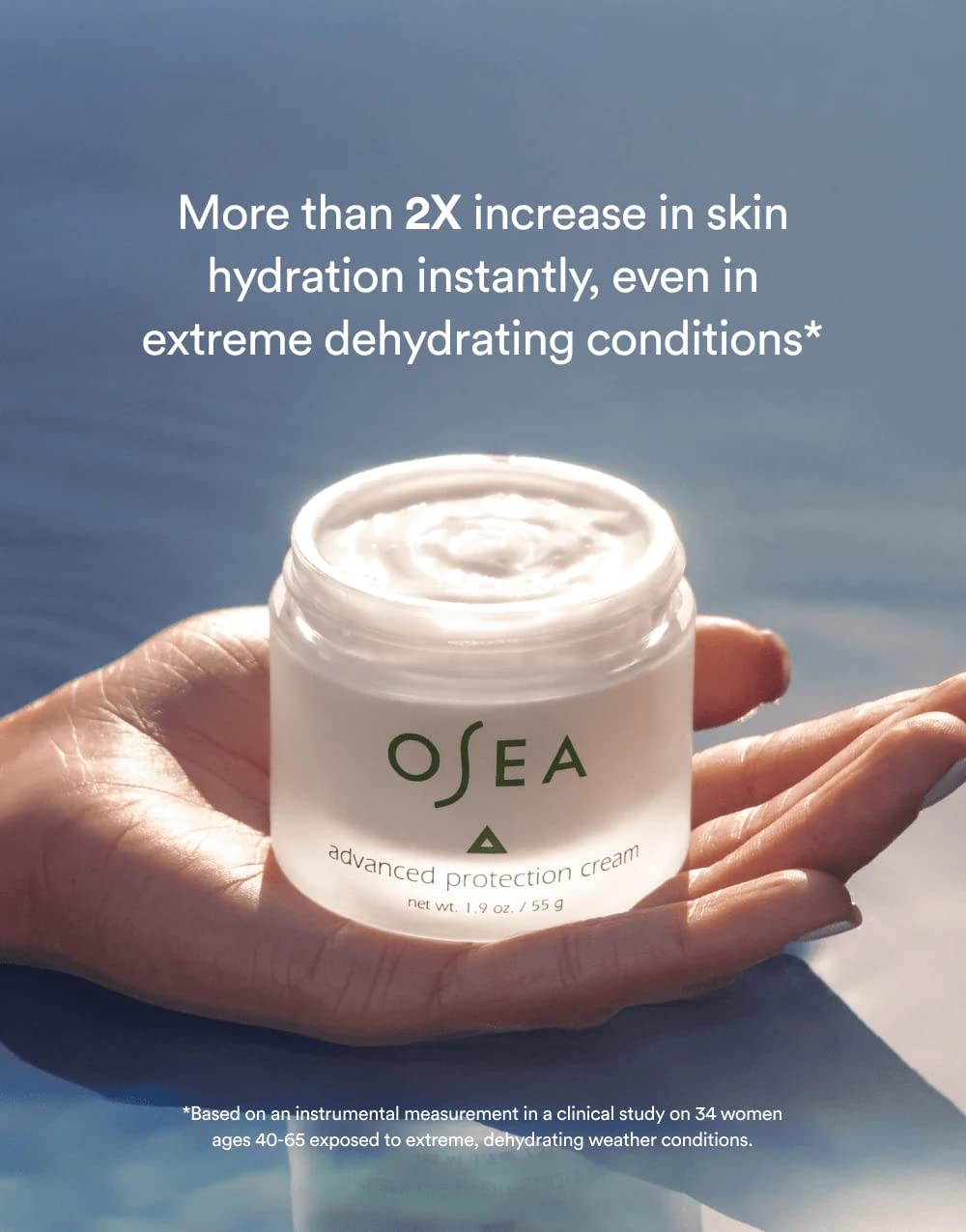 image:imageOSEA Advanced Protection Face Cream 1oz Hydrating Face Moisturizer Clean Beauty with Naturally Derived BioRetinol Vegan amp CrueltyFree Face Cream for Dry Skin Seaweed Skincare