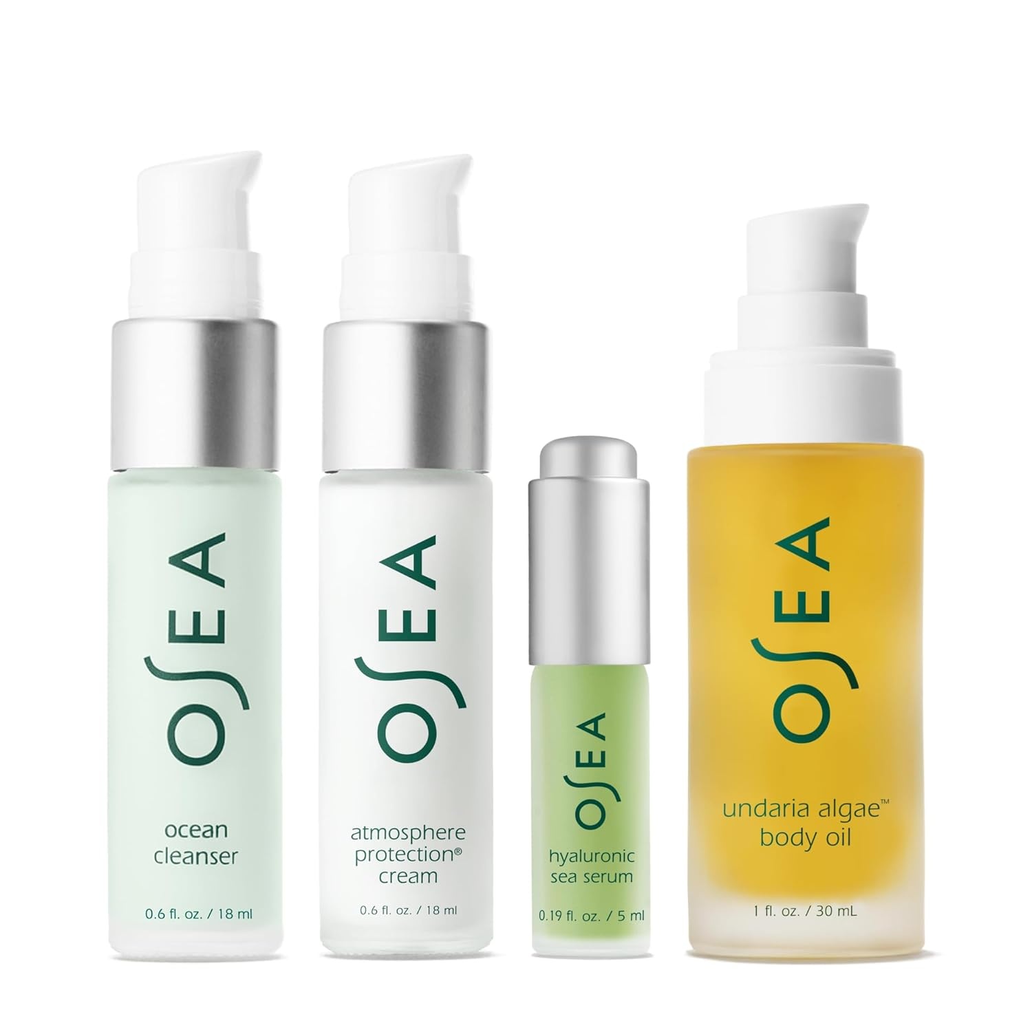 image:imageOSEA Bestsellers Set For Face Body 4piece Skin Care Set Body Oil Face Cleanser Face Cream amp Hyaluronic Acid Serum Clean Beauty Travel Set Ideal for Beauty Gifts