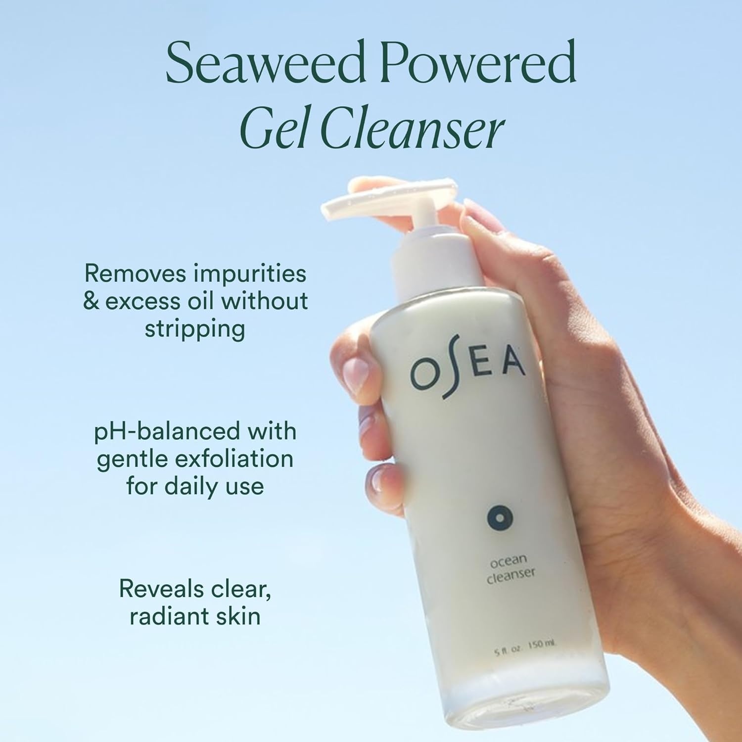 image:imageOSEA Ocean Cleanser 5 oz Nourishing Facial Cleansing Gel MineralRich Face Wash Gentle Face Cleanser Clean Beauty Skincare Vegan amp CrueltyFree Facial Wash