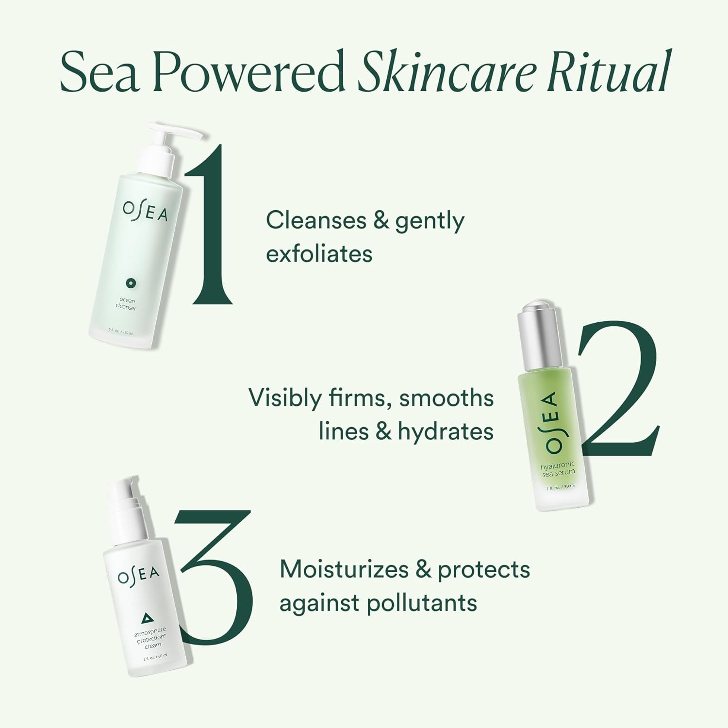 image:imageOSEA Ocean Cleanser 5 oz Nourishing Facial Cleansing Gel MineralRich Face Wash Gentle Face Cleanser Clean Beauty Skincare Vegan amp CrueltyFree Facial Wash