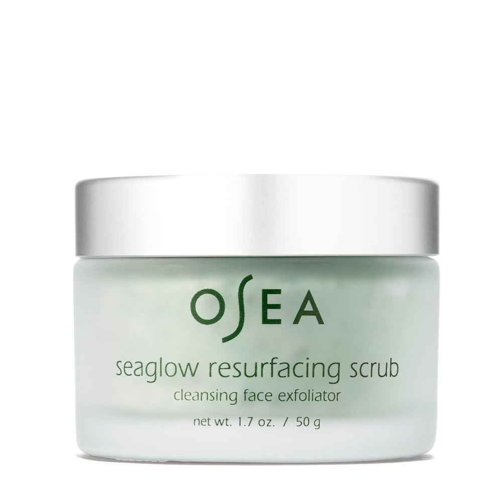 image:imageOSEA Seaglow Resurfacing Face Cleanser and Scrub 17 oz 2in1 For All Skin Types Facial Exfoliator and Cleanser Clean Beauty Vegan Skincare
