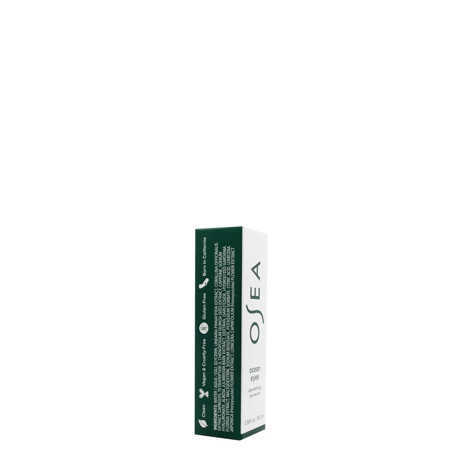 image:imageOSEA Ocean Eyes AgeDefying Eye Serum For Dark Circles Puffiness Cooling Roller Ball Applicator Hyaluronic Acid Peptides Clean Skincare Vegan amp CrueltyFree AntiAging Under Eye Treatment