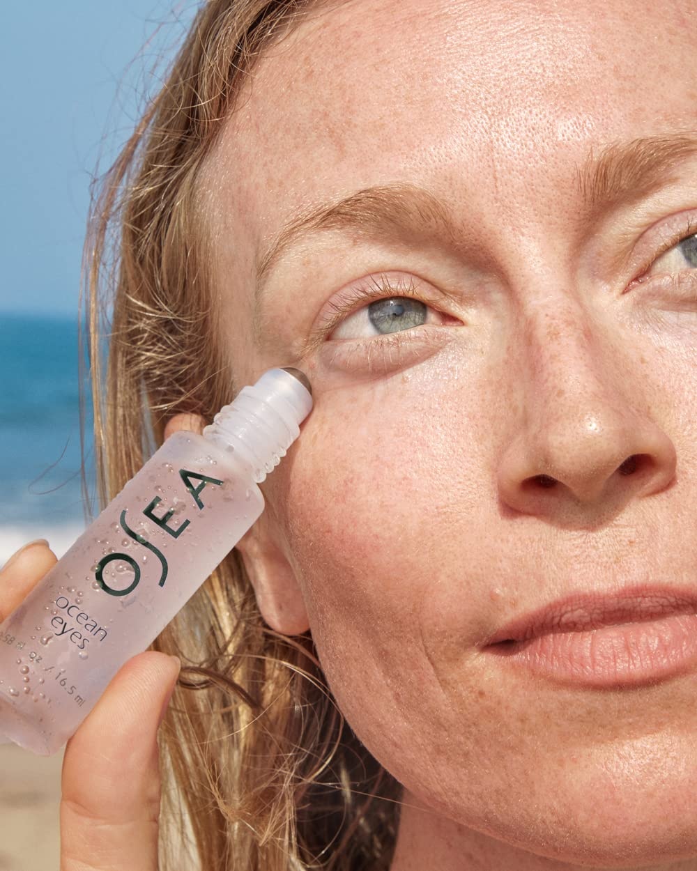 image:imageOSEA Ocean Eyes AgeDefying Eye Serum For Dark Circles Puffiness Cooling Roller Ball Applicator Hyaluronic Acid Peptides Clean Skincare Vegan amp CrueltyFree AntiAging Under Eye Treatment