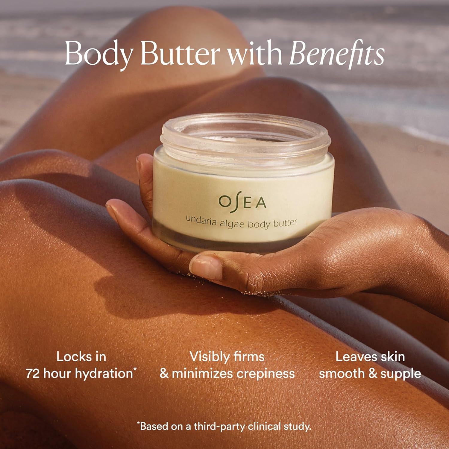 image:imageOSEA Undaria Algae Body Butter 67 oz For Dry Skin Ultra Hydrating Whipped Shea Butter Ceramides Vegan Skincare amp Clean Bodycare Thick Body Cream For Extremely Dry Crepey SkinWhite