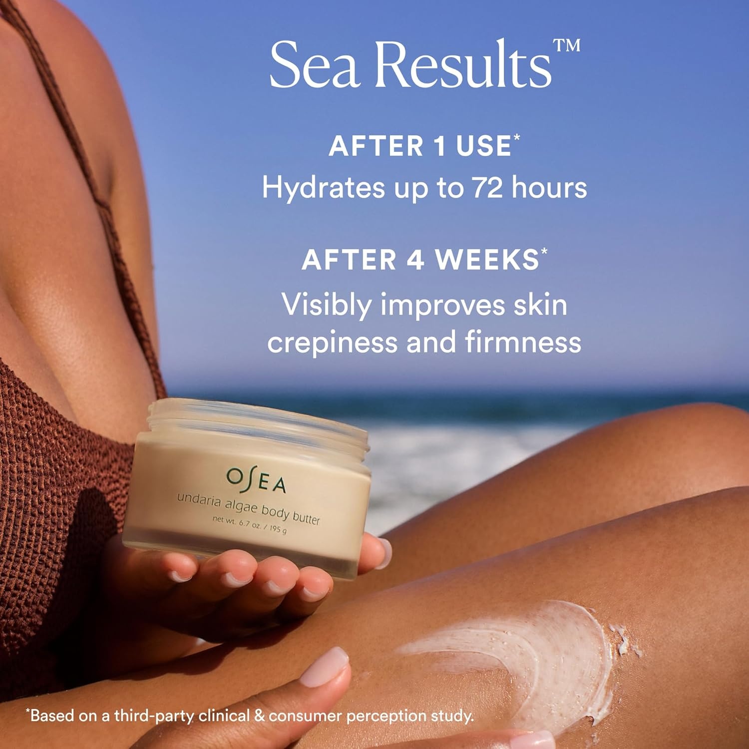 image:imageOSEA Undaria Algae Body Butter 67 oz For Dry Skin Ultra Hydrating Whipped Shea Butter Ceramides Vegan Skincare amp Clean Bodycare Thick Body Cream For Extremely Dry Crepey SkinWhite