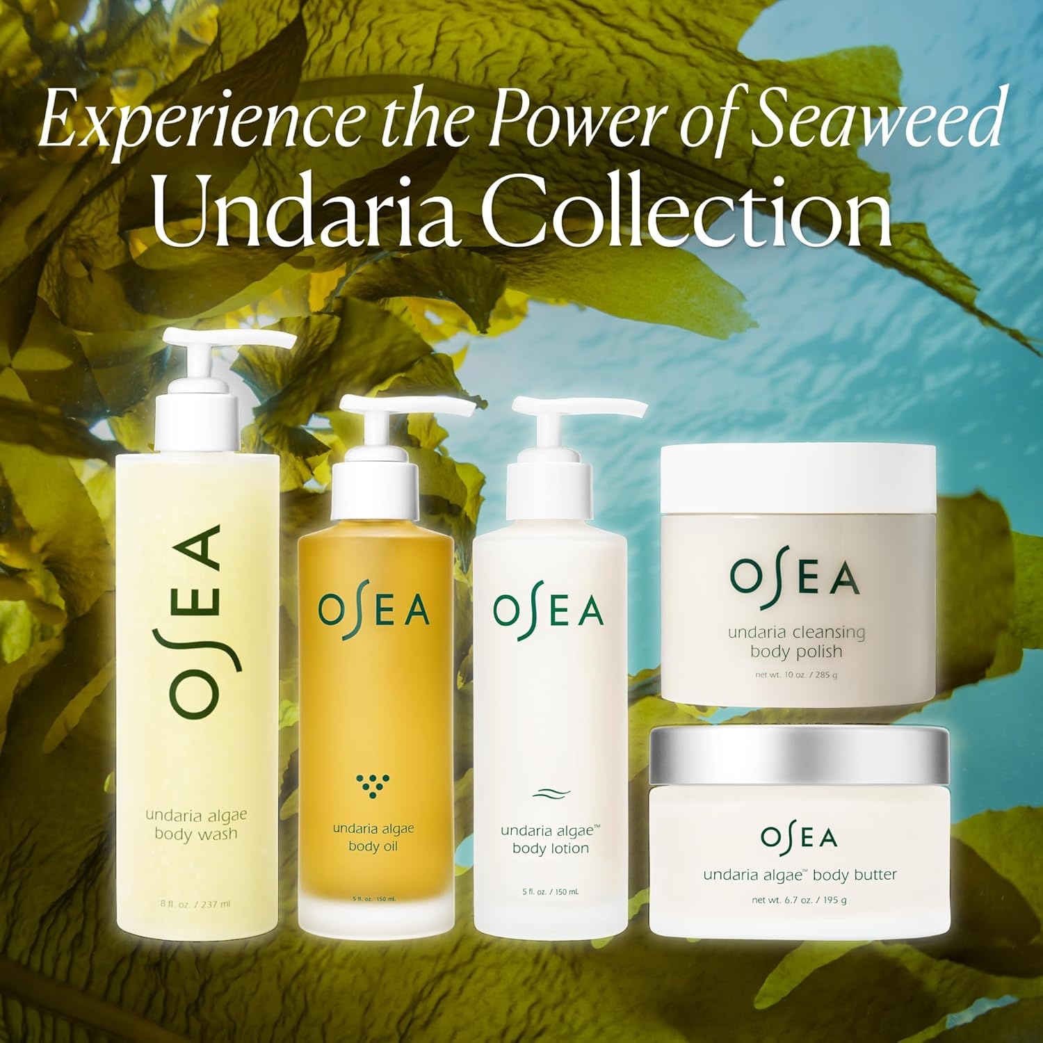 image:imageOSEA Undaria Algae Body Lotion 5 oz UltraHydrating amp Lightweight Body Lotion Firms Skin in 4 Hours Packed with Undaria Seaweed amp Hyaluronic Acid for Dry Normal amp Combination SkinUnscented