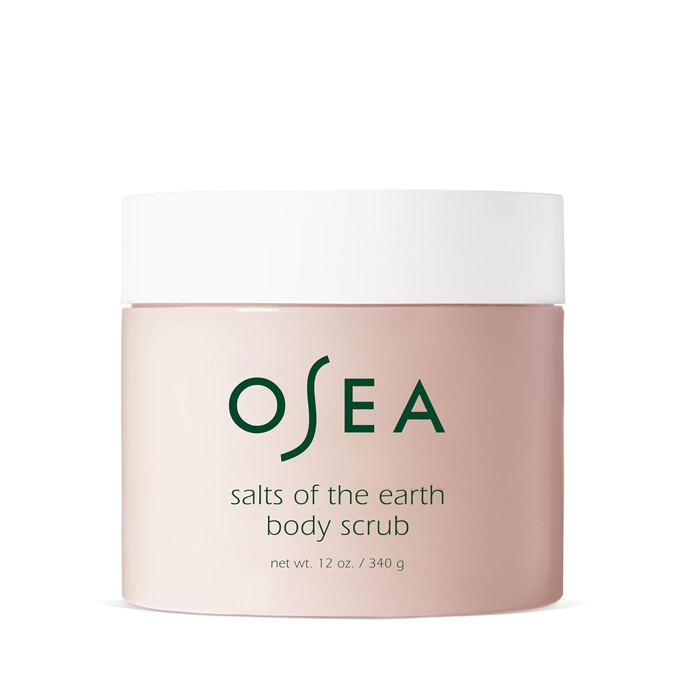 image:imageOSEA Salts of the Earth Body Scrub 12 oz Pink Himalayan Salt Scrub Gentle Body Exfoliation Skincare Ideal Spa Gift for Pampering Clean Beauty amp Vegan Body Care12 Ounce Pack of 1