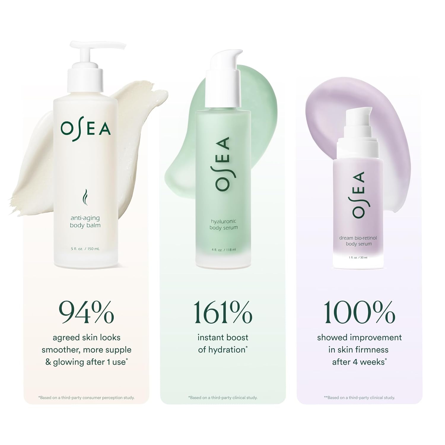 image:imageOSEA Firm amp Hydrate Body Trio Firming amp Hydrating Mothers Day Limited Edition Gift Set with AntiAging Balm Hyaluronic Serum amp Travel Size Dream BioRetinol Serum