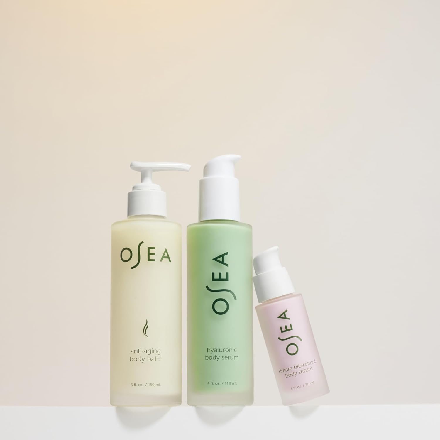 image:imageOSEA Firm amp Hydrate Body Trio Firming amp Hydrating Mothers Day Limited Edition Gift Set with AntiAging Balm Hyaluronic Serum amp Travel Size Dream BioRetinol Serum