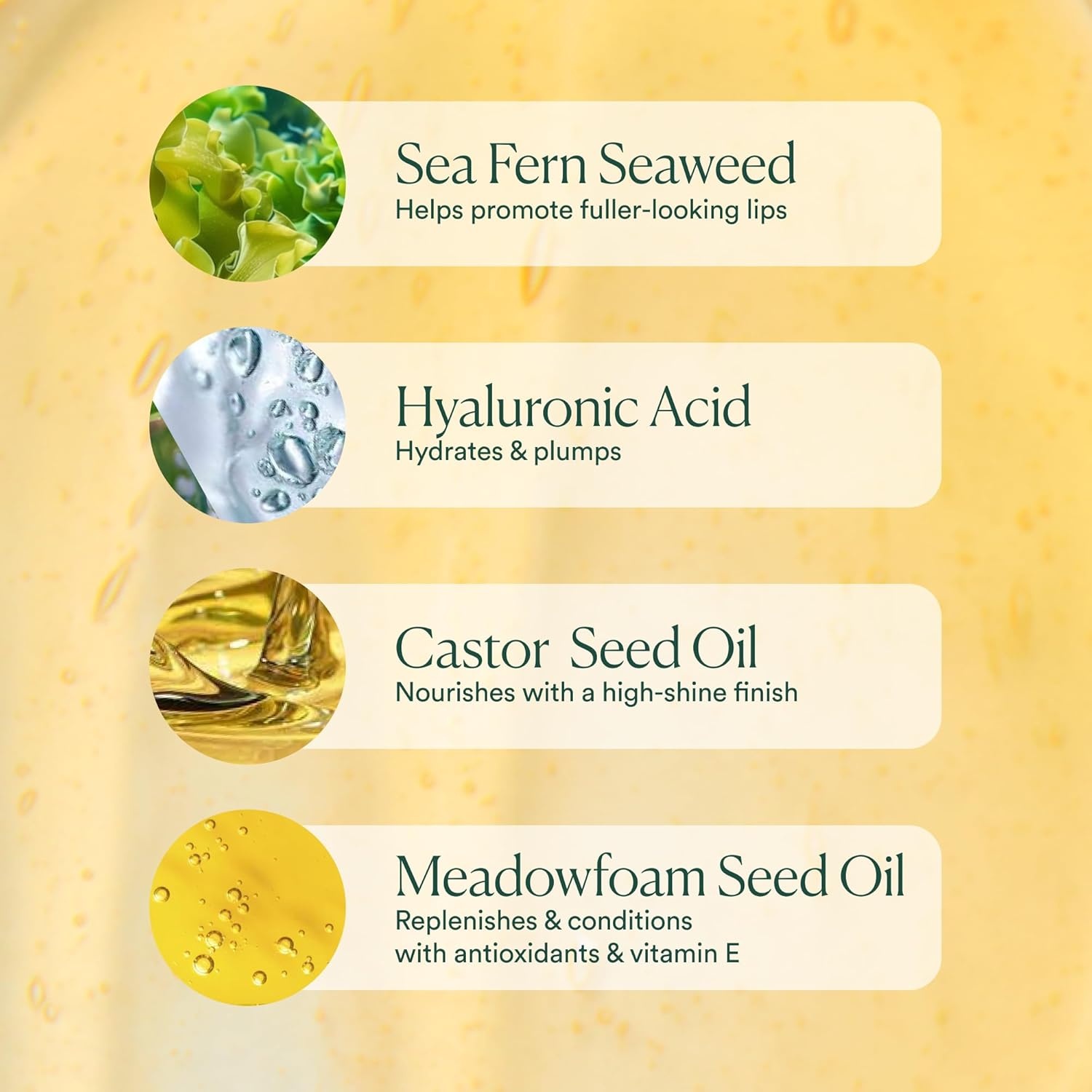 image:imageOSEA Hyaluronic Lip Oil Booster Clean Beauty Lip Oil for Plump Glossy Hydrated Lips Nourishing Seaweed amp Meadowfoam Oil Vegan NonSticky HighShine Finish Hydrates